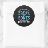 Muscles Bone Surgeon Orthopedic Gift Stick And Sto ラウンドシール (バッグ)