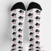 Muscles on Ice Hockey Puck ソックス (上部)