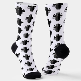 Muscles on Ice Hockey Puck ソックス