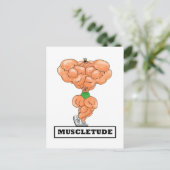 MUSCLETUDE、はがき ポストカード (スタンド正面)