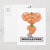 MUSCLETUDE、はがき ポストカード (正面/裏面)