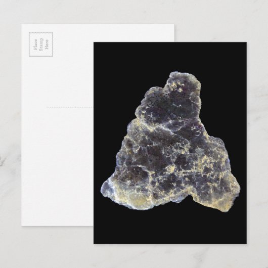Muscovite Micaミネラルロック自然撮影 ポストカード (正面/裏面)
