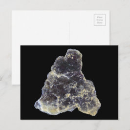 Muscovite Mica Mineral Rock自然撮影vb ポストカード