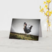 Muscovyすごい Duckグリーティングカード カード (黄色い花)