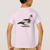 Muscovy黒い雑色のドレーク Tシャツ (裏面)