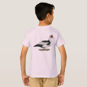 Muscovy黒い雑色のドレーク Tシャツ (裏面フル)