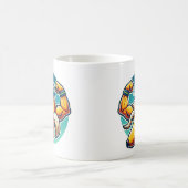 : Muscular Banana Mug – Kickstart Your Day コーヒーマグカップ (中央)