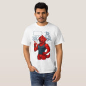 Muscular Red Golden Retriever Tシャツ (正面フル)