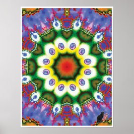 Museキネティックコラージュ万華鏡のように千変万化するパターンポスター ポスター