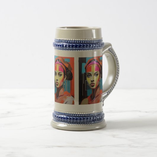 Muse in Color - Art Beer Stein ビールジョッキ (正面右)