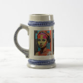 Muse in Color - Art Beer Stein ビールジョッキ (左)