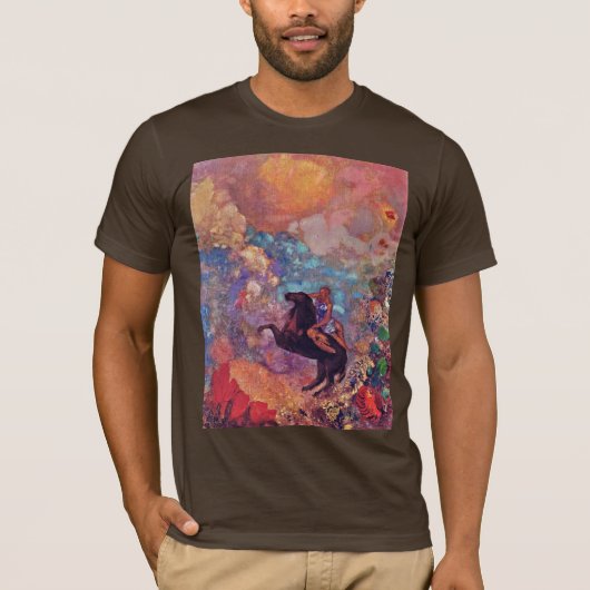 Muse On Pegasus By Redon Odiron (最高の Quality) Tシャツ (正面)