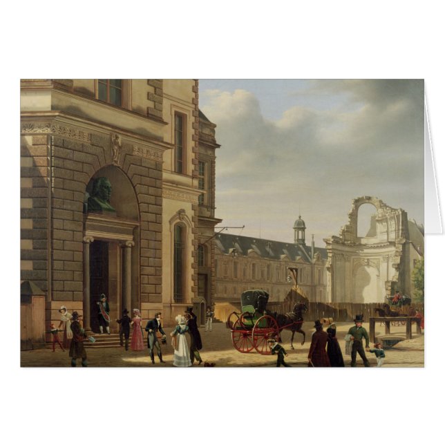 Musee de LouvreおよびSt.への入口 (正面横)