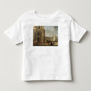 Musee de LouvreおよびSt.への入口 トドラーTシャツ