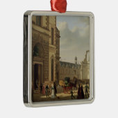 Musee de LouvreおよびSt.への入口 メタルオーナメント (右)