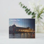 Musee d'Orsay Day to Night Timeslice – パリ ポストカード (スタンド正面)