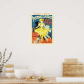 MUSEE GREVIN PARIS Jules Cheret Old French Theater ポスター (キッチン)