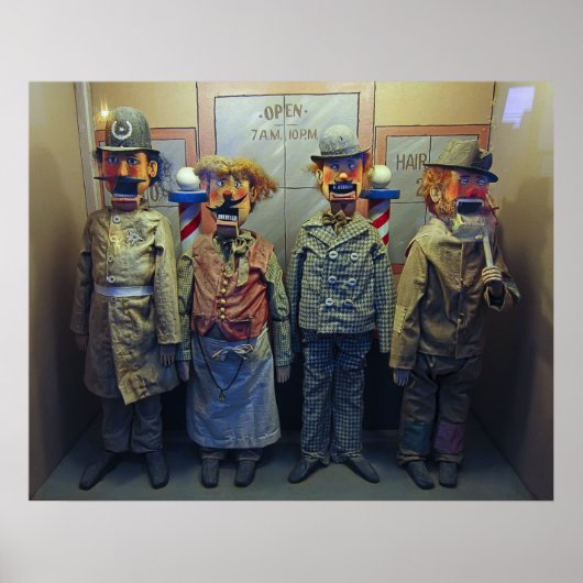 Musee Mecanique Automated Puppets – サンフランシスコ ポスター (正面)