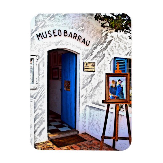 Museo Barrau, Santa Eulalia, Ibiza Magnet マグネット (縦)