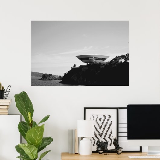 Museu de arte contemporanea1 ポスター (ホームオフィス)