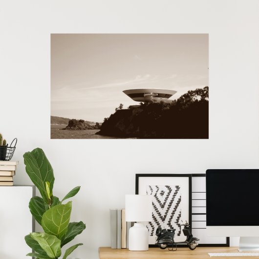 Museu de arte contemporanea2 ポスター (ホームオフィス)