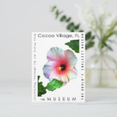MUSEUMアーティストシリーズby jGibney Hibiscus1 ポストカード (スタンド正面)