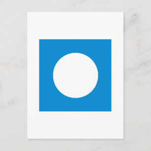MUSEUMアーティストシリーズCyanHexacromecSqCircleTra ポストカード