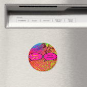 MUSEUM芸術的 Zazzle Givesに掲載 マグネット (インサイチュ (食洗機))