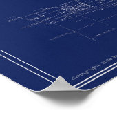 Museum Ship The Sullivans Blueprint with Brothers ポスター (角)