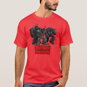 Mushiの群れの黒 Tシャツ