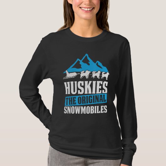 Mushing Race For Dog Sledding Dog Sled Rider Mushe Tシャツ (正面)