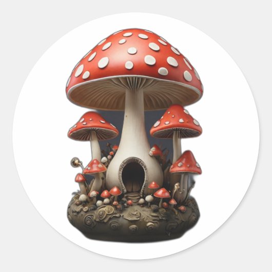 mushroom ラウンドシール (正面)