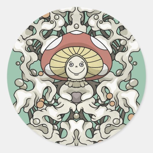 Mushroom ラウンドシール (正面)