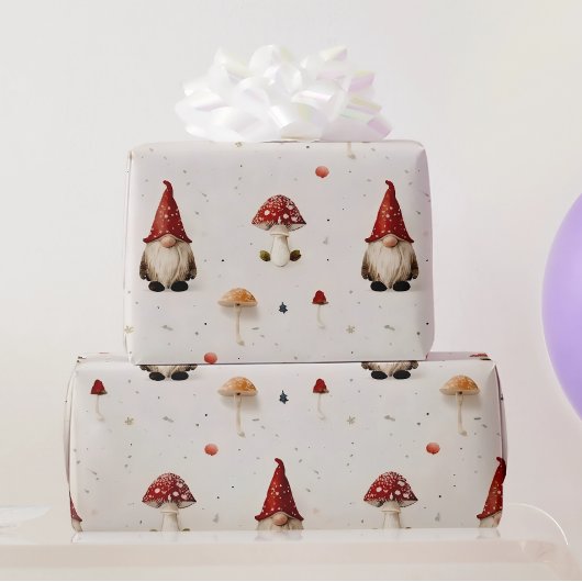 Mushroom ラッピングペーパー