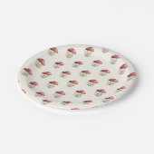 Mushroom Baby Shower  ペーパープレート (アングル)