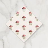 Mushroom Baby Shower Thank You Favor フェイバータグ (裏面)