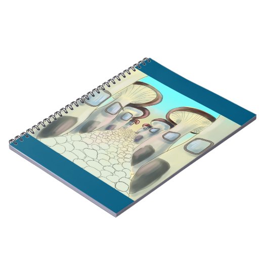 Mushroom city notebook ノートブック (左側)