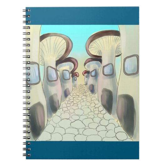 Mushroom city notebook ノートブック (正面)