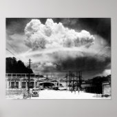 Mushroom Cloud Over Nagasaki From Koyagi-jima ポスター (正面)