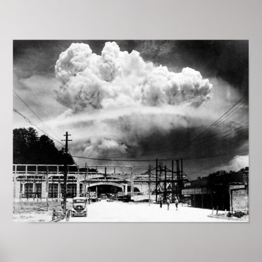 Mushroom Cloud Over Nagasaki From Koyagi-jima  ポスター (正面)
