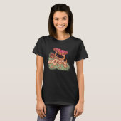 Mushroom Dragon Mycology Foraging Mushroom Hunting Tシャツ (正面フル)