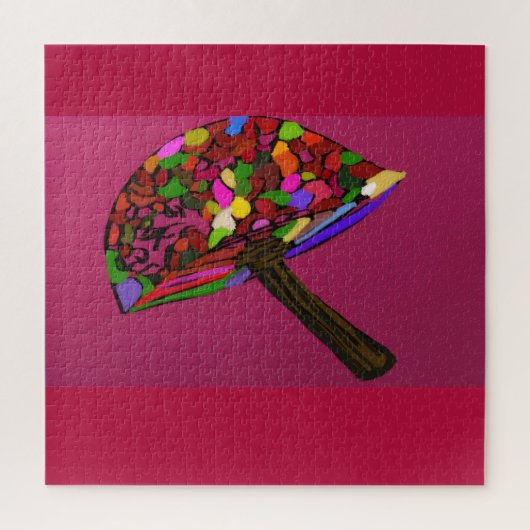 Mushroom Face Character Art Jigsaw Puzzle ジグソーパズル (縦)