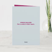 MUSHROOM FAIRY BIRTHDAY CARD サンキューカード (裏面)