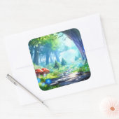 Mushroom Forest スクエアシール (封筒)