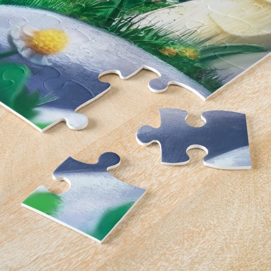 Mushroom Forest Fantasy Art ジグソーパズル (側面)