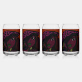 Mushroom Girl ガラス缶 (裏面)