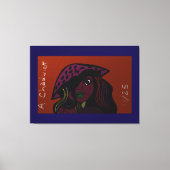 Mushroom Girl キャンバスプリント (正面)