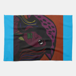 Mushroom Girl Kitchen Towel キッチンタオル