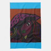 Mushroom Girl Kitchen Towel キッチンタオル (縦)