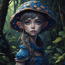 Mushroom Gypsy woman v8 tissue paper 薄葉紙